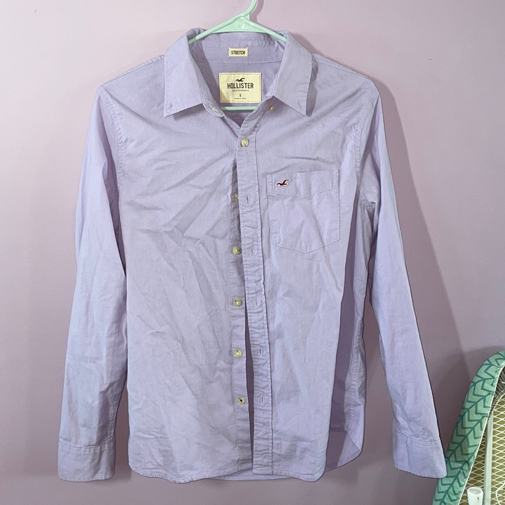 vintage Hollister Lavender small button down